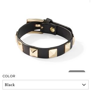 Park Lane Radley Bracelet, Black & Gold, Vegan Leather, NWT - never worn